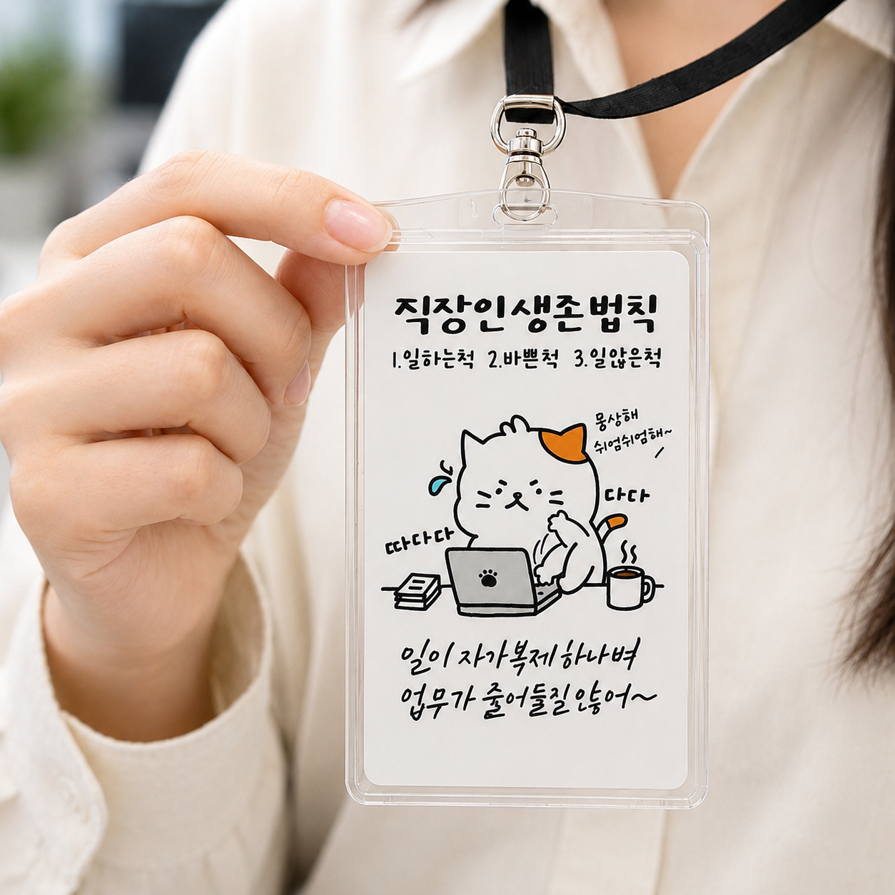 충청도 직장인 포토카드